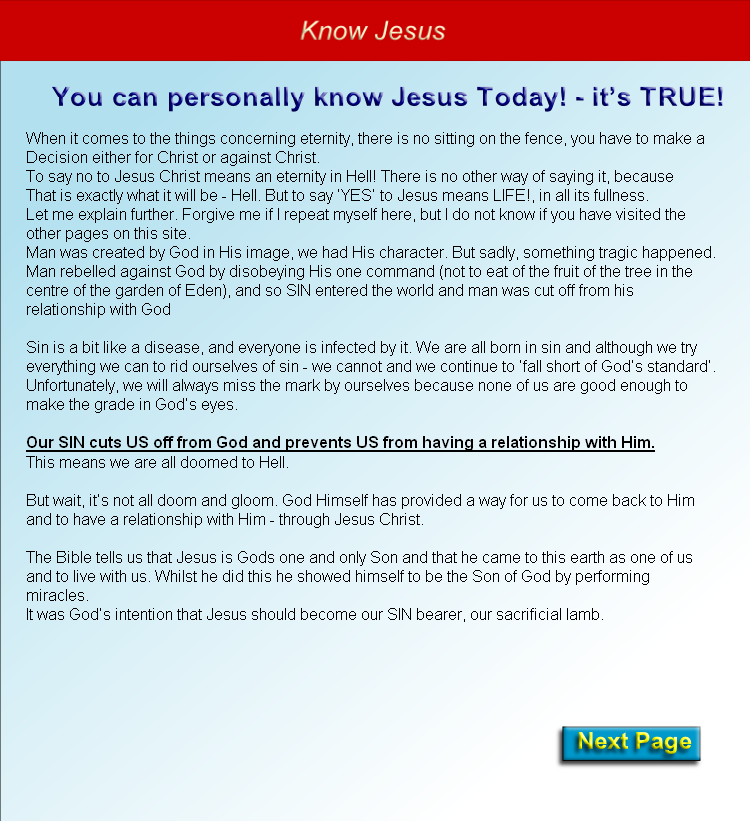 Know Jesus 2